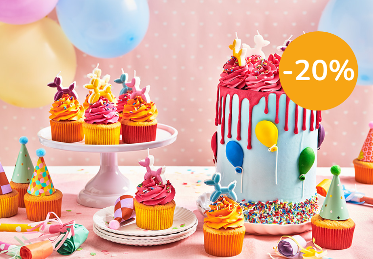 BIRTHDAY MONTH: 20% korting op 100 bestsellers