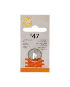 Wilton Decorating Tip #047 Basketweave Carded