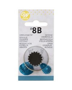 Wilton Decorating Tip Open Star #8B