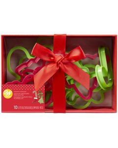 Wilton Plastic Uitstekers Kerstmis Set/10