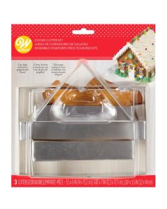 Wilton Gingerbread Huis Uitsteker Set/3