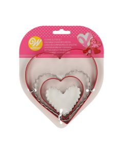 Wilton Metalen Koekjes Uitsteker Nesting Hart Set/4
