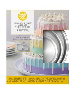 Wilton Stapeltaart Bakvormen Rond Set/3
