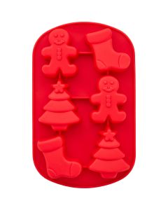 Wilton Siliconen Mal Sok/Gingerbread/Kerstboom