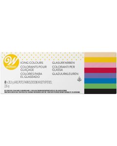 Wilton Eetbare Kleurstoffen - Icing Color Kit 8 x 28g