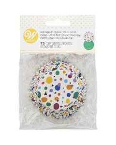 Wilton Cupcakevormpjes Stippen & Driehoeken + Groen pk/75