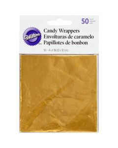 Wilton Folie Wrappers Goud pk/50