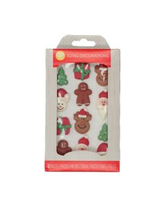 Wilton Royal Icing Decoraties Kerstmis Set/12