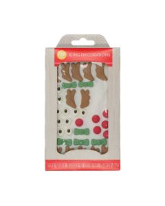 Wilton Royal Icing Decoraties Rendier Set/12