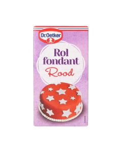 Dr. Oetker Rolfondant Rood 200gr