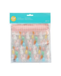 Wilton Easter Bunny & Carrot Reseal Treat Bags pk/20
