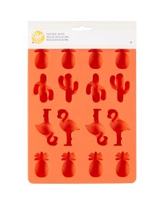 Wilton Silicone Candy Mold Ananas/Cactus/Flamingo