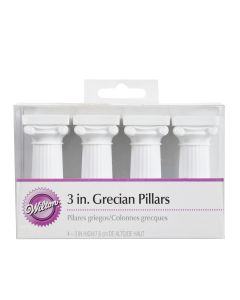Wilton Grecian Pillars 7,5 cm ,pk/4