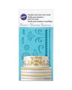 Wilton Fondant & Gum Paste Mould Damask