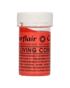 Sugarflair Paste Colour LIVING CORAL 25g