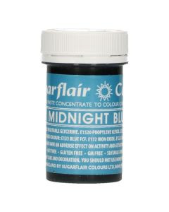 Sugarflair Paste Colour MIDNIGHT BLUE 25g