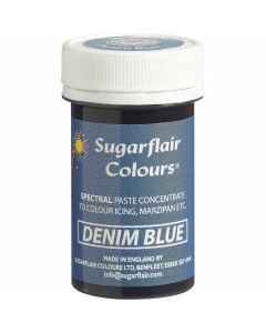 Sugarflair Paste Colour - Denim Blue - 25g