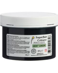 Sugarflair Eetbare Kleurstof Pasta Mintgroen 400g
