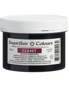 Sugarflair Eetbare Kleurstof Pasta Claret 400g
