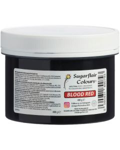 Sugarflair Eetbare Kleurstof  Pasta Bloed Rood, 400 g