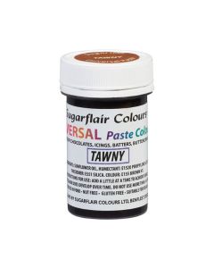 Sugarflair Universal Paste Colours - Tawny - 22g