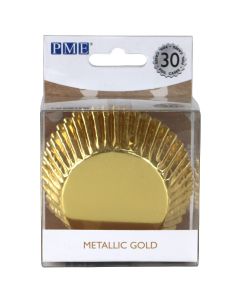 PME Baking Cups Metallic Gold pk/30 
