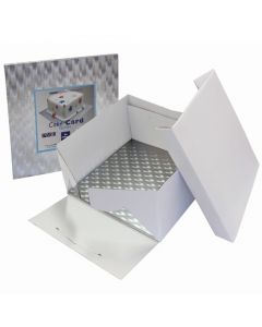 PME Taartdoos & Vierkant Cake Board (3mm) 20x20x15 cm