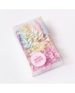 The Baked Studio Dried Flower Box - Deluxe Rainbow Pastels