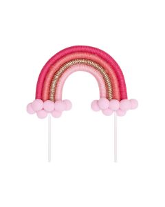 The Baked Studio Rainbow Cake Toppers (Small) - Roze & Goud