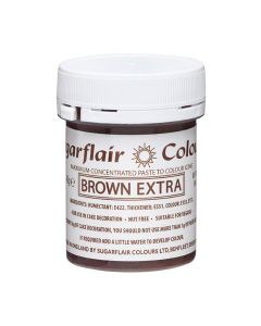 Sugarflair Geconcentreerde Eetbare Kleurstof Bruin Extra 42g