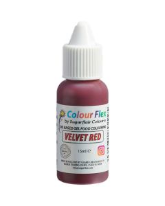 Sugarflair Colourflex Velvet Rood 15ml