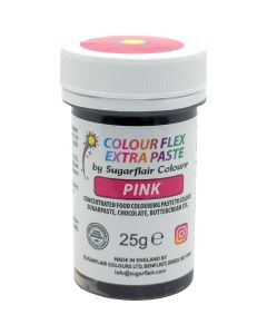 Sugarflair Colourflex Extra Paste Pink - 25g