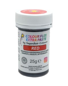 Sugarflair Colourflex Extra Paste Red - 25g