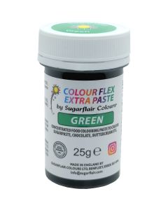 Sugarflair Colourflex Extra Paste Green - 25g