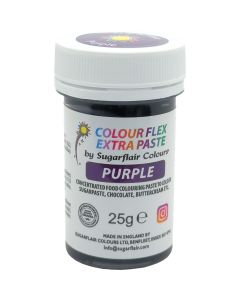 Sugarflair Colourflex Extra Paste Purple - 25g