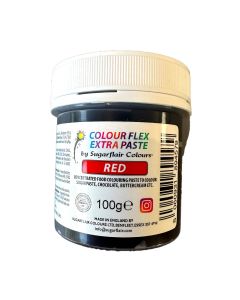 Sugarflair Colourflex Extra Paste Red - 100g