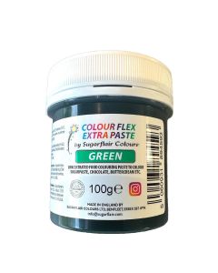 Sugarflair Colourflex Extra Paste Green - 100g