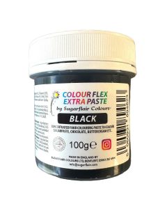 Sugarflair Colourflex Extra Paste Black - 100g