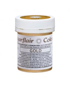 Sugarflair Chocolade Verf Goud 35g