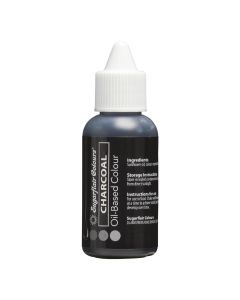 Sugarflair Oil Based Colour - Charcoal 30 ml