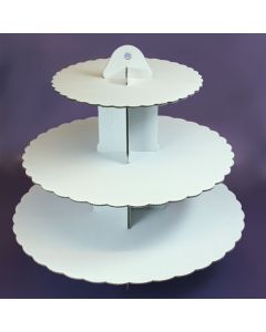 Culpitt Drielaagse Cupcake Standaard Wit