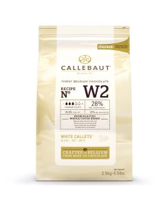Callebaut Chocolade Callets Wit 2,5 kg