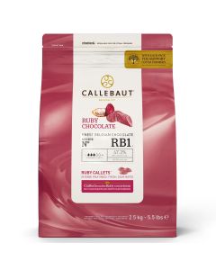 Callebaut Chocolade Callets -Ruby- 2,5 kg