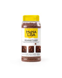 Callebaut Mona Lisa Milk Chocolate Covered Popping Candy 650g