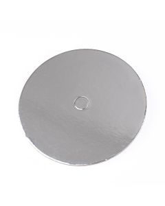 LOYAL Cake Board Geperforeerd Rond - Zilver 15cm pk/10 