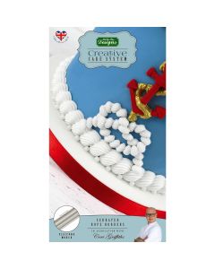 Katy Sue Silicone Mould - Serrated Rope Border