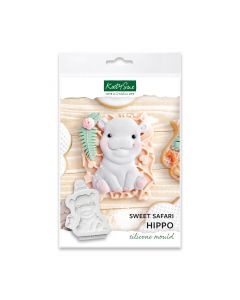 Katy Sue Silicone Mould - Sweet Safari Hippo