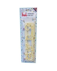 FMM Baby Decoratie Uitsteker Set/4