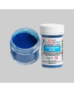 Sugarflair Blossom Tint Dust Caribbean Blue 5g