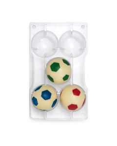 Decora Chocolade Mal - Voetbal Balls Ø52mm pk/2 